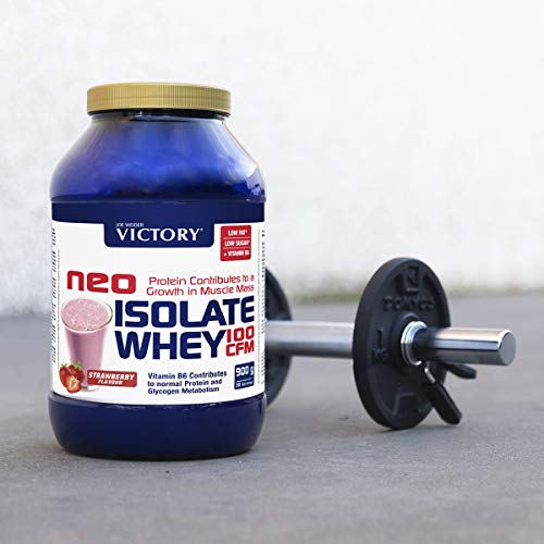 Joe Weider Victory Neo Iso Whey 100CFM 900gr Strawberry; 100% Whey Protein Isolate JOE WEIDER VICTORY uk supplements