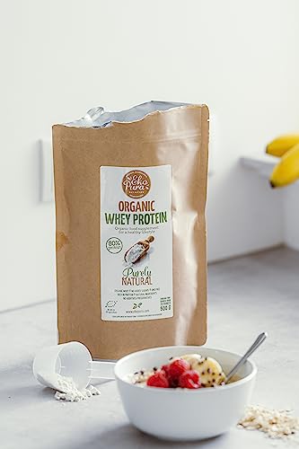 Ekopura Organic Whey Protein 500g | 80% Protein | Hormone Free, GMO-Free, Soy-Free, Additive Free Ekopura uk supplements