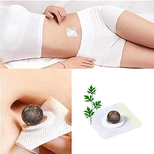 Wormwood Belly Patch,30Pcs Mugwort Abdomen Navel Patch and 30Pcs Moxibustion Patch BEANGG uk supplements