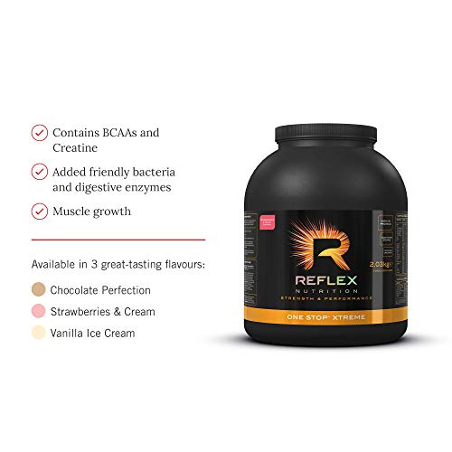 Reflex Nutrition One Stop Xtreme |Serious Mass Protein Powder | 55g Protein Reflex Nutrition uk supplements