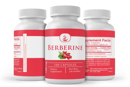 Pure Original Ingredients Berberine, (100 Capsules) Always Pure, No Additives Or Fillers PURE ORIGINAL INGREDIENTS uk supplements