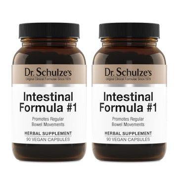 Dr. Schulze's Intestinal Formula #1 Colon Bowel Cleanse, 90 caps, 2 Count Dr. Schulze's uk supplements