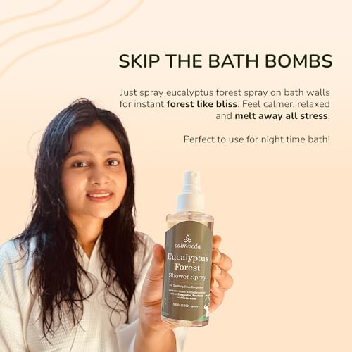 Eucalyptus Shower Spray Spa Feel - Escape to Serene Eucalyptus Forest (1200+ Sprays) Calmveda uk supplements