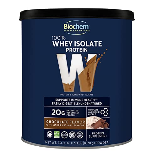 Biochem, Whey Protein Powder, 20g of Protein to Support Muscles and Intense Workouts Biochem uk supplements