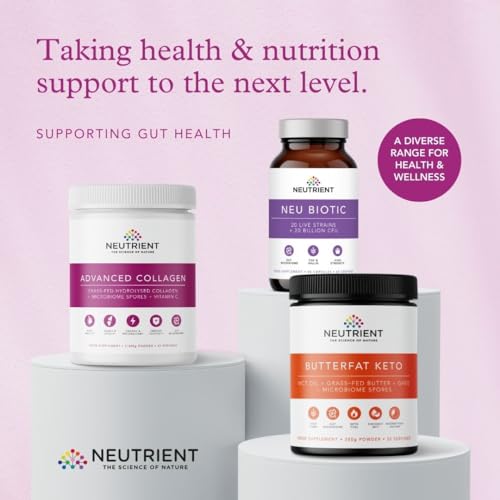 Neutrient™ Advanced Collagen Powder Supplement, Hydrolyzed Collagen Peptides Neutrient the science of nature uk supplements