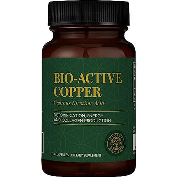 Global Healing Bio-Active Copper Supplement Cu1 - Cuprous Nicotinic Acid Helps Detox Global Healing Center uk supplements