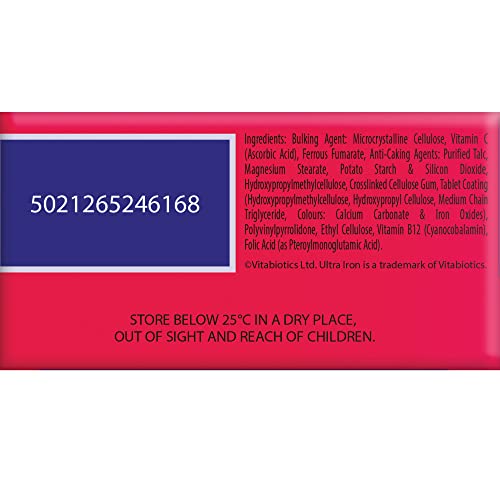 Vitabiotics Ultra Iron Tablets, Pack of 30 Vitabiotics Ultra uk supplements
