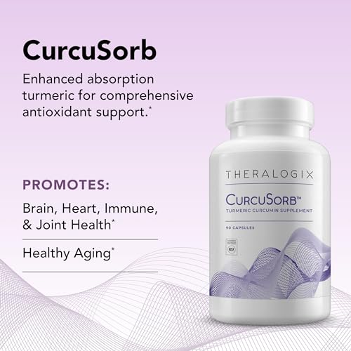 Theralogix CurcuSorb Turmeric Curcumin Supplement - 90-Day Supply - High-Absorption Theralogix uk supplements