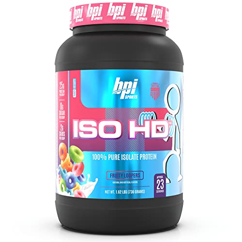BPI Sports ISO HD – 100% Whey Protein Isolate Powder – Muscle Growth, Recovery BPI Sports uk supplements