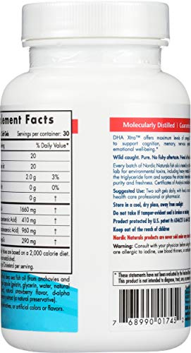 Nordic Naturals Strawberry Dha Xtra 1660 Mg 60 Sg, 60 Ct Nordic Naturals uk supplements