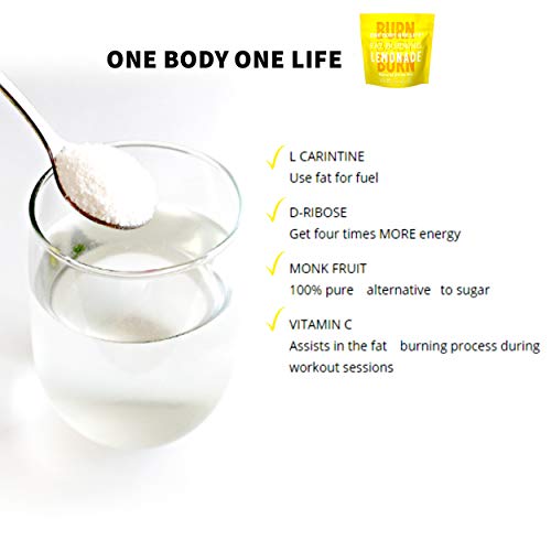 Fat Burning Lemonade Stimulant Free Weight Loss and Energy Drink Mix for Women & Men One Body One Life uk supplements