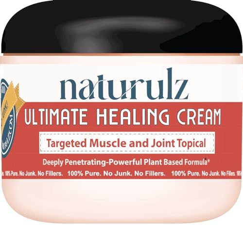 Naturulz Ultimate Healing Cream 4 Ounce Fast-Acting Topical for Backs, Knees, Shoulders, Muscles Naturulz uk supplements