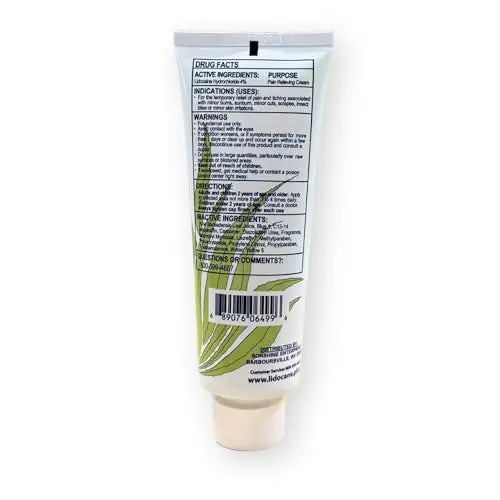 Lidocaine Plus 4% Lidocaine Cream Maximum Strength Pain & Itch Relief - Non-Greasy Formula Numbing Cream - Fast Acting Topical Pain Reliever, Soothing Topical Analgesic Aloe Vera Scent - 4 oz Lidocaine Plus uk supplements