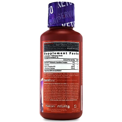 iSatori L-Carnitine Liquid Metabolic Enhancer and Energy Booster - Health and Fitness iSatori uk supplements