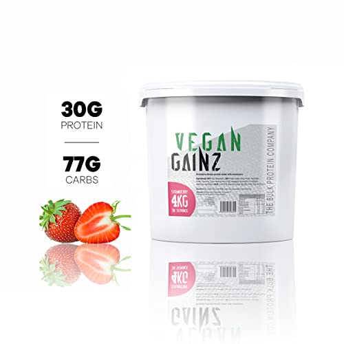 The Bulk Protein Company, Vegan Gainz - Plant Based Protein Powder - Weight Gainer- 32 Servings The Bulk Protein Company uk supplements