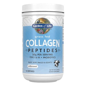 Garden of Life Grass Fed Collagen Peptides Powder – Unflavored, for Women Men Hair Garden of Life uk supplements