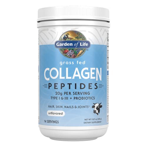 Garden of Life Grass Fed Collagen Peptides Powder – Unflavored, for Women Men Hair Garden of Life uk supplements