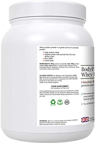 Complementary Supplements - BodyFuel Whey Protein Isolate & Concentrate Chocolate Flavour Complementary Supplements uk supplements