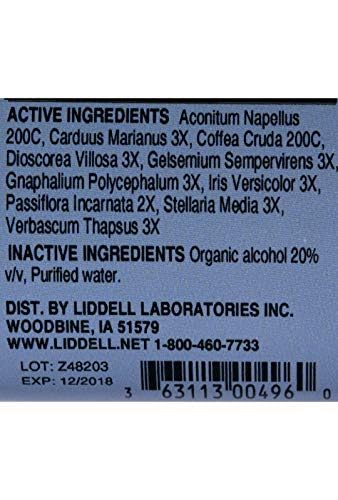 Liddell Homeopathic Tension Headache, 1 Ounce Liddell uk supplements