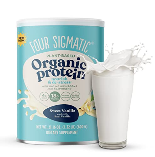 Four Sigmatic Organic Vegan Protein Powder | 18g Plant-Based Protein per Serving Four Sigmatic uk supplements