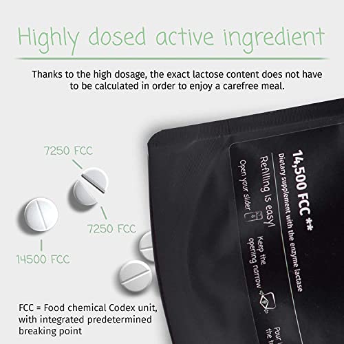 LactoJoy Lactase Pills I 240 Pieces Refill Package I Powerful Lactase Enzymes for Lactose LactoJoy uk supplements