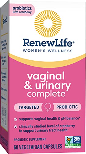 Renew Life Women's Wellness Vaginal and Urinary Probiotic and Cranberry Supplement Renew Life uk supplements