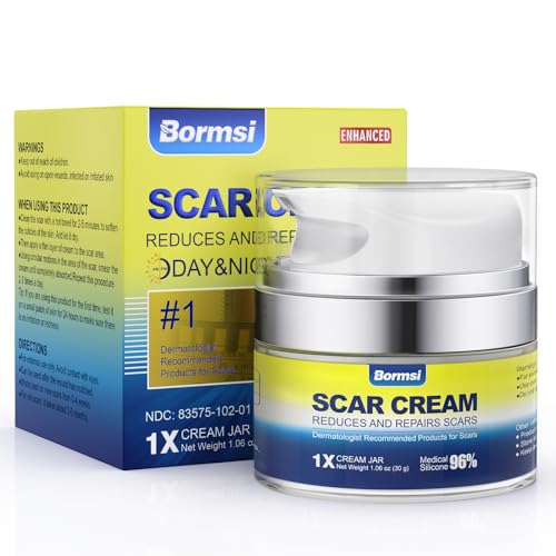 BORMSI Scar Cream,Active Silicone Dimethicone Scar Gel-Advanced BORMSI uk supplements