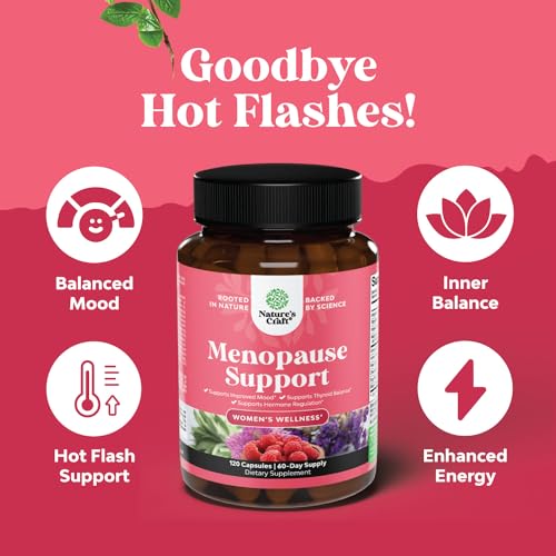 Complete Herbal Menopause Supplement for Women - Multibenefit Menopause Relief Hormone Natures Craft uk supplements