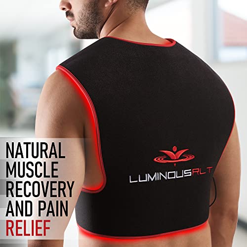 LuminousRLT Red Light Therapy Pad, Adjustable Infrared Light Therapy Back Wrap LUMINOUSRLT uk supplements