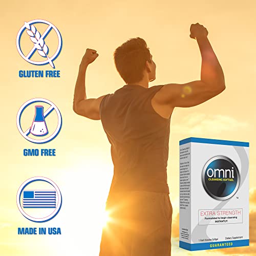 Wellgenix Omni Herbal Detox Cleanse Softgel: Fast Acting Body Detox, Quick Flush Toxin Removal Wellgenix uk supplements