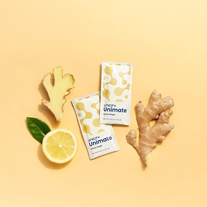 Ourtown Unicity Unimate Green Mate Leaf Powder Extract with Lemon and Ginger Flavor Ourtown uk supplements