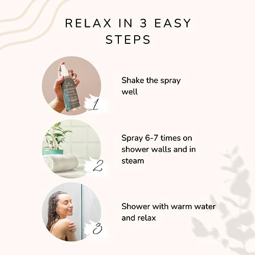 Eucalyptus Shower Spray Spa Feel - Escape to Serene Eucalyptus Forest (1200+ Sprays) Calmveda uk supplements