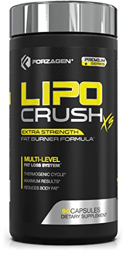 Forzagen Lipocrush Thermogenic Fat Burner for Men and Women, 90 Belly Fat Burner Forzagen uk supplements