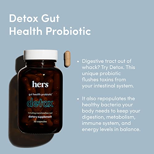 Hers Detox Supplement - Women's Probiotic Supplement for Detoxing - Helps Support HIMS & HERS uk supplements