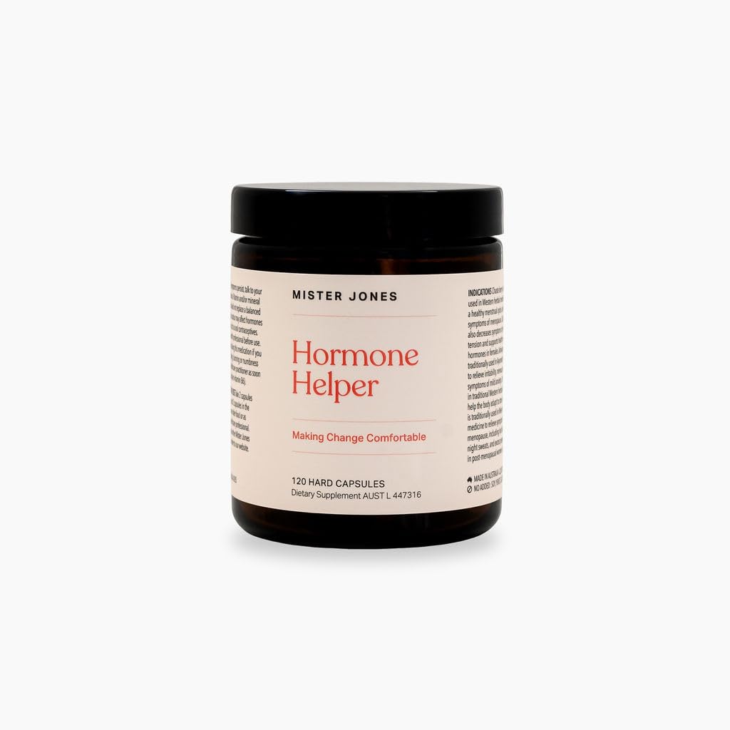 Mister Jones Hormone Helper – Women’s Daily Wellness Support – Adaptogenic & Nutrient Blend for Energy, Mood & Natural Vitality – Female Wellbeing Formula Mister Jones uk supplements