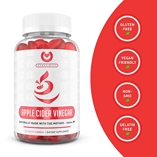 PUREFINITY Apple Cider Vinegar Gummies – Raw, Natural, Unfiltered ACV from The Mother PUREFINITY uk supplements