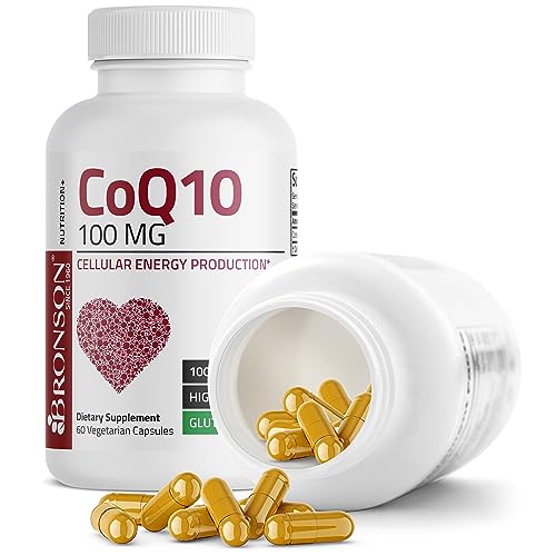 Bronson CoQ10 100 MG High Potency Cellular Energy Production, 60 Vegetarian Capsules Bronson uk supplements