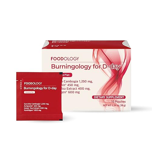 FOODOLOGY Burningology D-Day (Pack of 1, 10 Days) - Jiaogulan, Wakame Complex, Green Tea Extract FOODOLOGY uk supplements