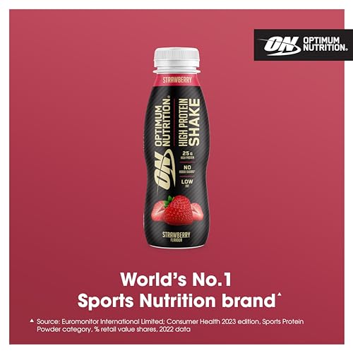 Optimum Nutrition High Protein Shake Bottles, Ready To Drink Healthy Snacks, No added Optimum Nutrition uk supplements