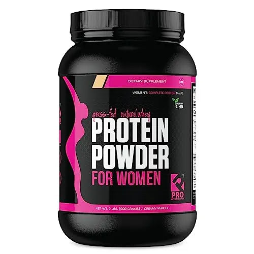 Whey Protein Powder for Women - Supports Lean Muscle - Low Carb - Gluten Free - Grass Fed & rBGH Hormone Free (Creamy Vanilla, 2 lb) PRO NUTRITION LABS uk supplements