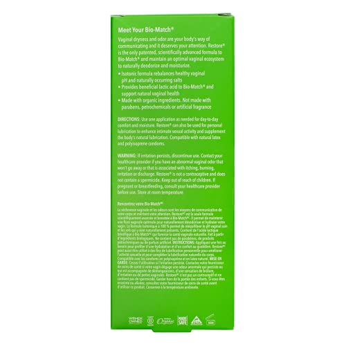 Good Clean Love Restore Moisturizing Vaginal Gel, pH-Balanced, Water-Based with Aloe Vera & Lactic Acid Good Clean Love uk supplements