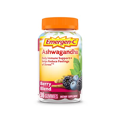 Emergen-C Vitamin C and Ashwagandha Gummies, Dietary Supplement for Immune Support ChapStick uk supplements