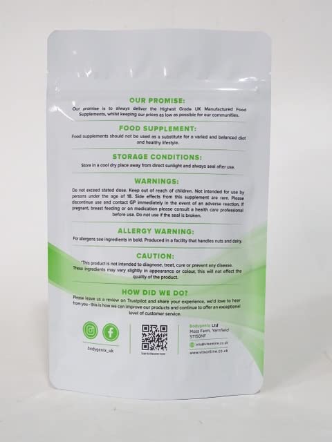 Bodygenix Rutin 500mg Tablets CAPILLARIES, VARICOSE Veins, Hemorrhoids Veg Friendly Bodygenix uk supplements
