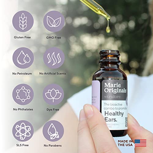 Marie Originals Organic Ear Oil for Ear Infections All Natural Eardrops Marie Originals uk supplements