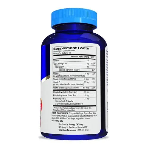 Focus Factor Kids Extra Strength Daily Chewable for Brain Health Support, 120 Count – Vitamins - Quality Formula Focus Factor uk supplements