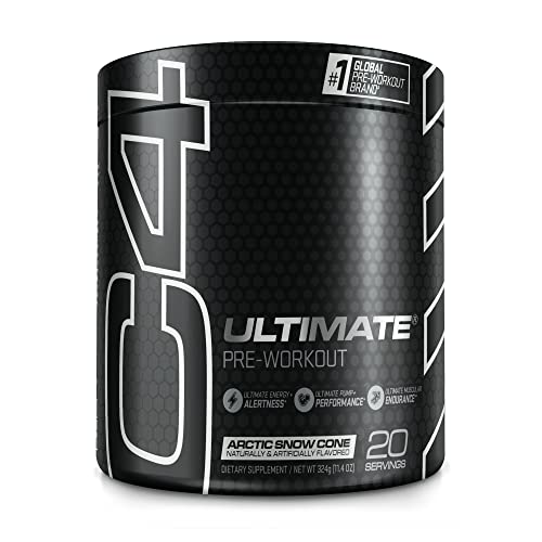 C4 Ultimate Pre Workout Powder Arctic Snow Cone - Sugar Free Preworkout Energy Cellucor uk supplements