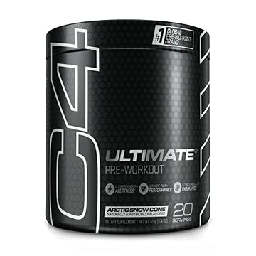 C4 Ultimate Pre Workout Powder Arctic Snow Cone - Sugar Free Preworkout Energy Cellucor uk supplements