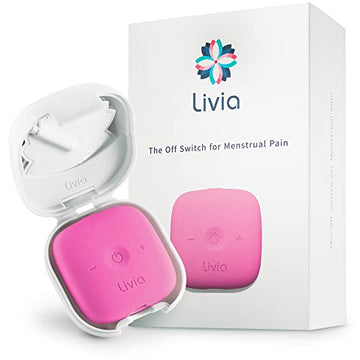 Livia Menstrual Pain Relief Device, Pink - The Off Switch for Period Pain - Portable Unit Livia uk supplements