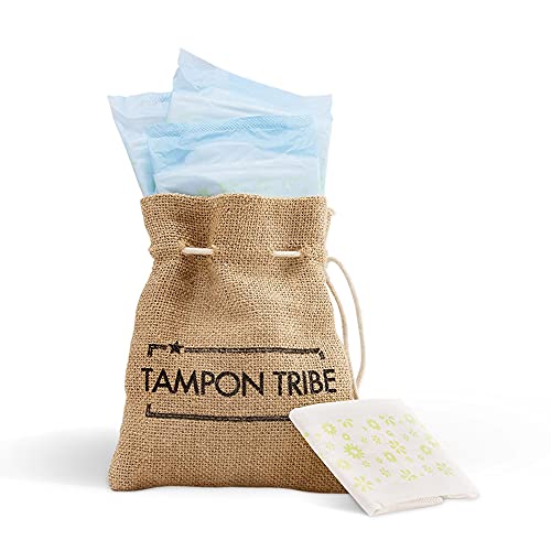Tampon Tribe - Organic Cotton Pads with Wings for Women, Chemical-Free Breathable Sanitary Pads Tampon Tribe uk supplements