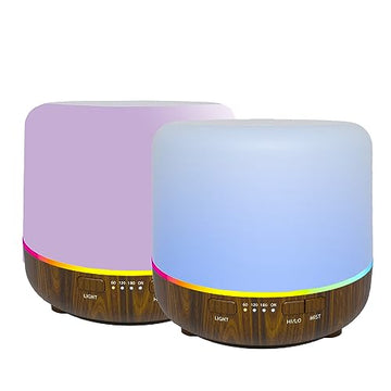 Scent Essential Oil Diffuser 2 Pack Max 200 ML Ultrasonic Cool Mist Humidifiers and Aromatherapy Otheya uk supplements